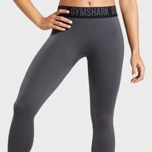 Gymshark | Fit Seamless Full Length Leggings in Grey and Black Size Small